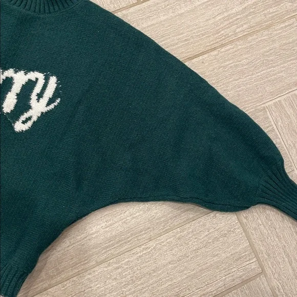Green ‘Merry' Sweater - Picture 2 of 3